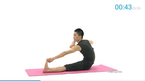 基础瑜伽卧姿练习图1