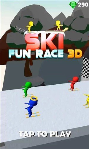 滑雪趣味赛3D图3