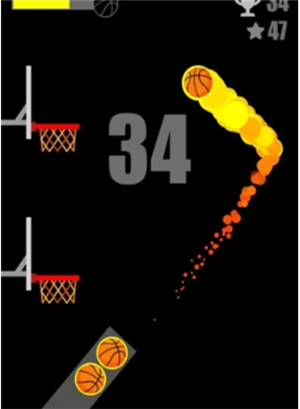 蹬墙篮球图1